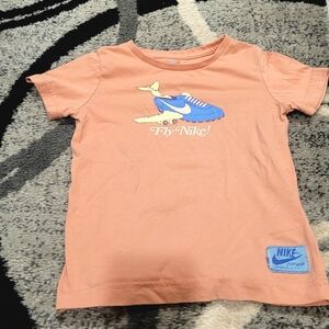 Nike Fly Nike Kids Cotton Fly Nike Graphic T-Shirt Peach Size 4t